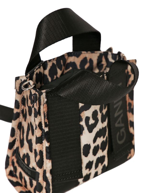 【GANNI】Recycled tech Mini Tote Mini Printed Recycled Tech Tote Bag | Garmentory