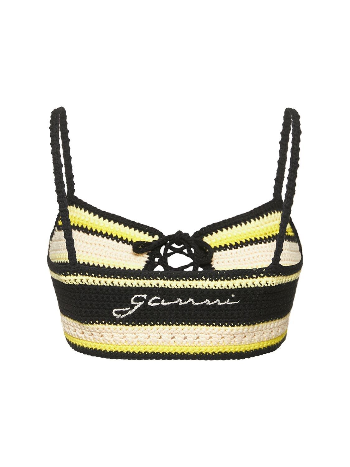 Crochet Ring Bandeau Bikini Top