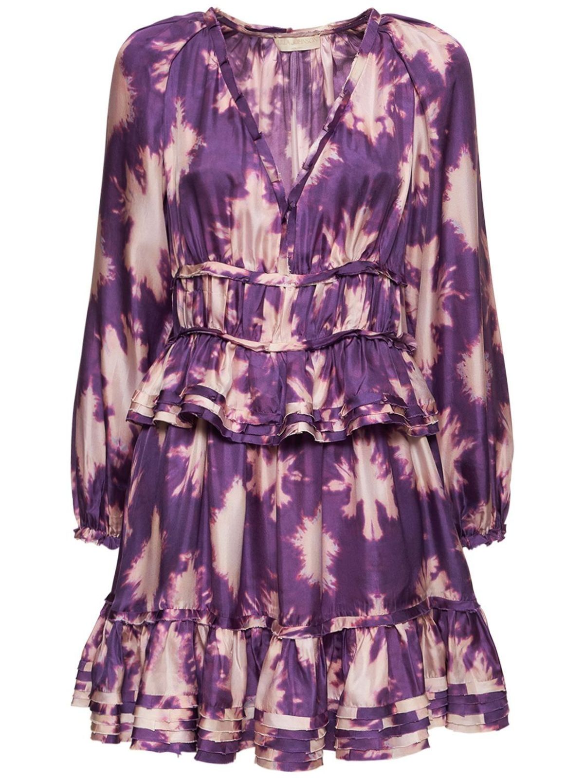 Emery Printed Silk Mini Dress | Garmentory