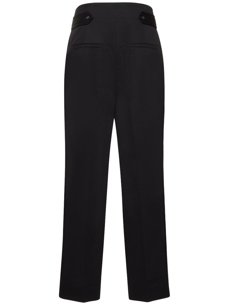 【送料&関税込】TotAme Double-pleat Straight Trousers Totême Double pleated Cotton Straight Pants | Garmentory