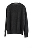 Paychi Guh Cashmere Boyfriend Pullover - Charcoal - Thumbnail 4