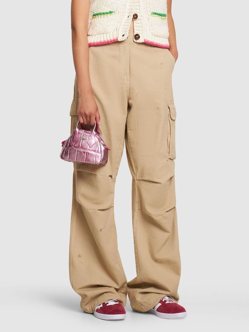 Vivienne Westwood Mini T-rex Yasmine Leather Bag - Pink Vivienne Westwood Mini T-rex Yasmine Leather Bag - Pink