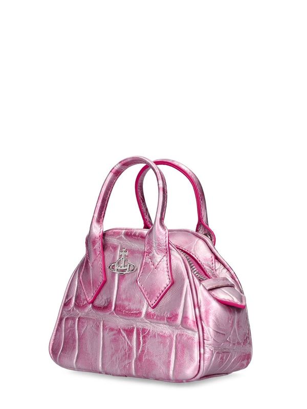 Vivienne Westwood Mini T-rex Yasmine Leather Bag - Pink | Garmentory