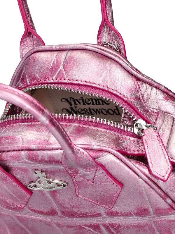 Vivienne Westwood Mini T-rex Yasmine Leather Bag - Pink | Garmentory