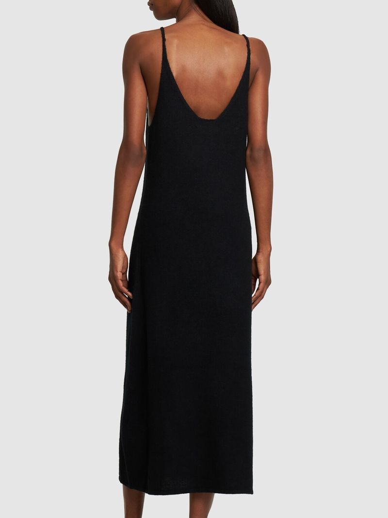 Brushed Raschel Mole Knit Midi Dress | Garmentory