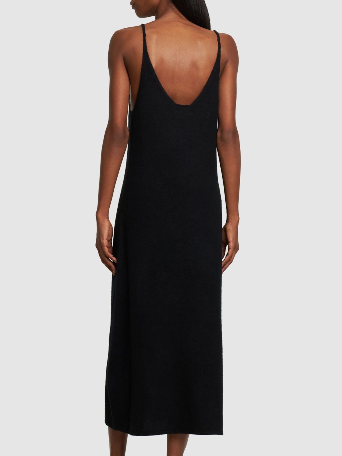 Brushed Raschel Mole Knit Midi Dress | Garmentory