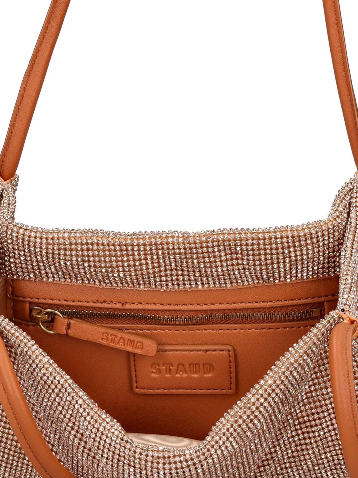 ショルダーバッグ・ポシェット STAUD 'Penny Crystal' shoulder bag STAUD Penny crystal-embellished shoulder bag | THE OUTNET