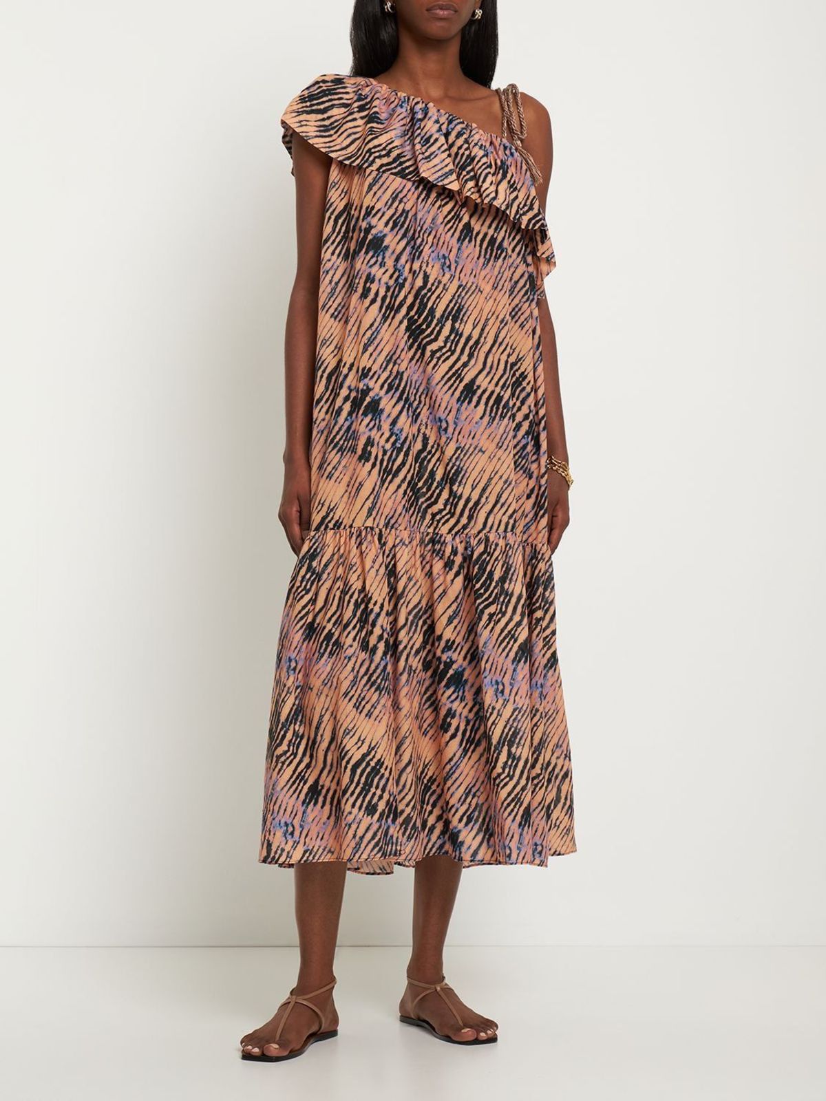 Daniela Cotton & Viscose Long Dress | Garmentory