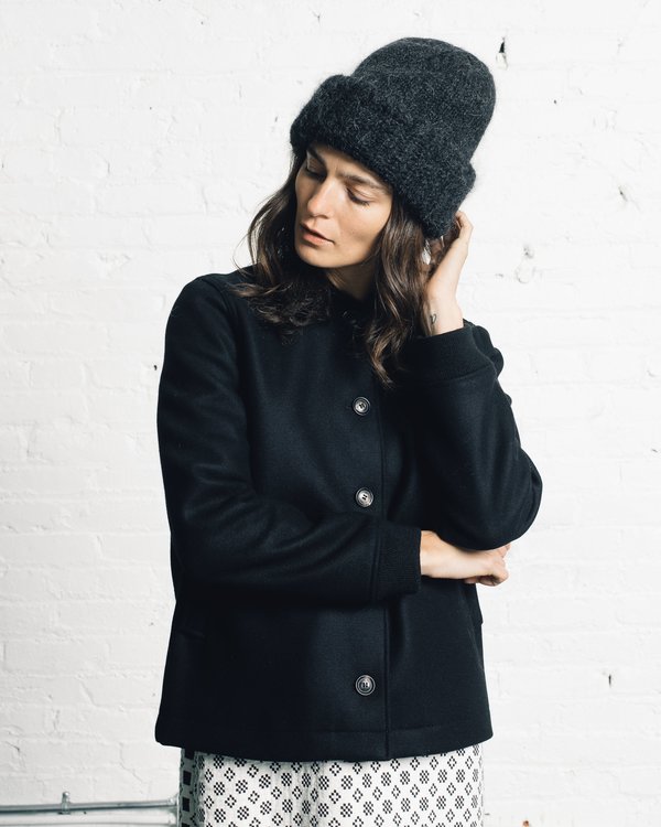 samuji chunky beanie black