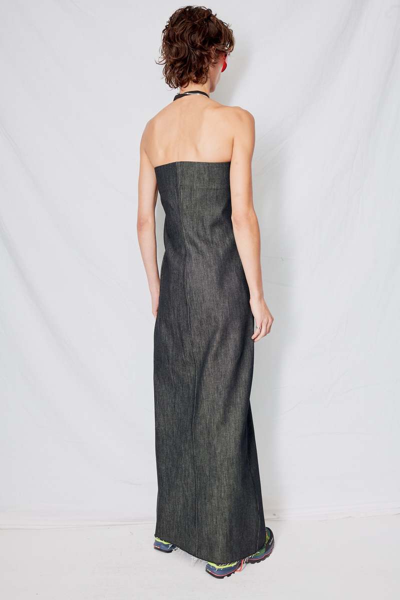 GABRIELA COLL GARMENTS DENIM SNAP DRESS