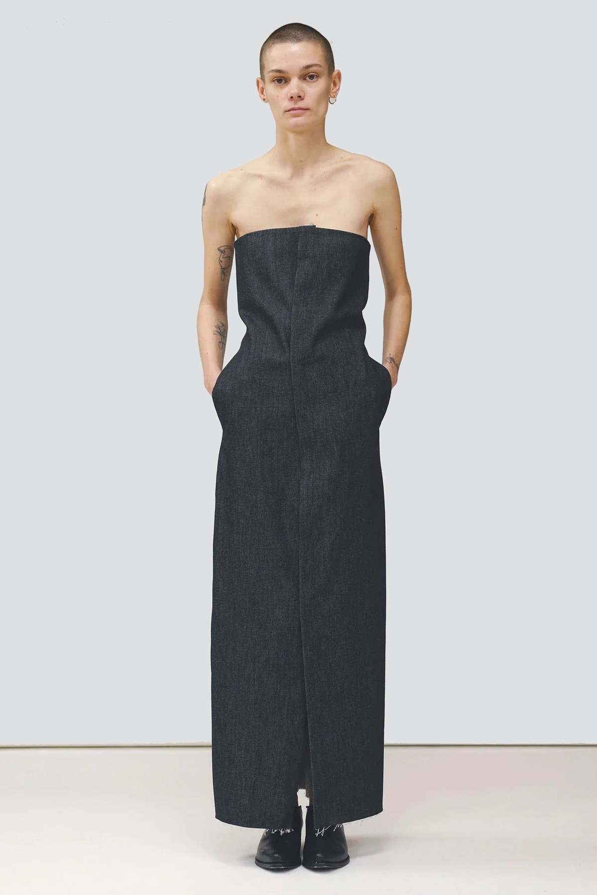 Gabriela Coll Garments Denim No.226 Snap Dress - Black Gabriela Coll Garments Denim No.226 Snap Dress - Black