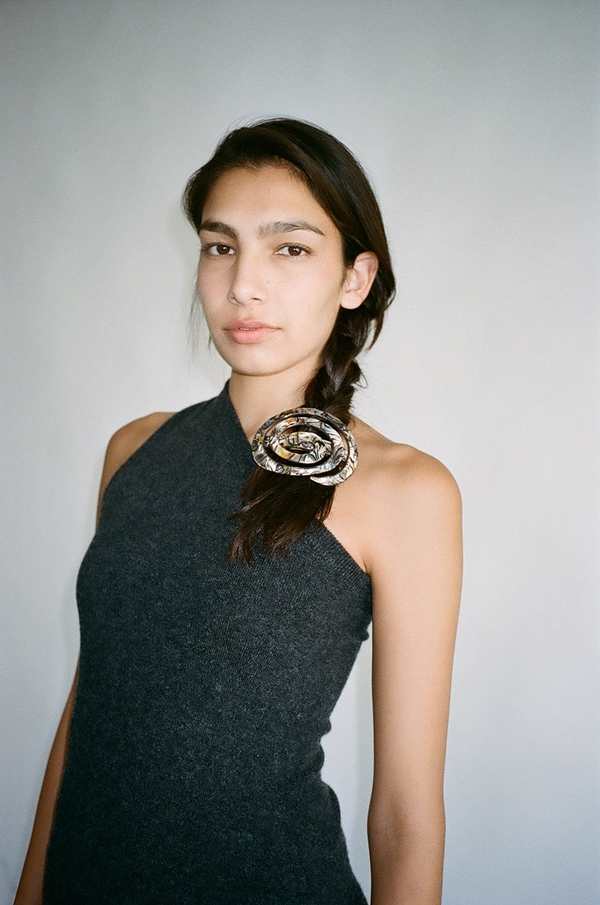 Emily Dawn Long Spiral Barrette - Ashbark | Garmentory