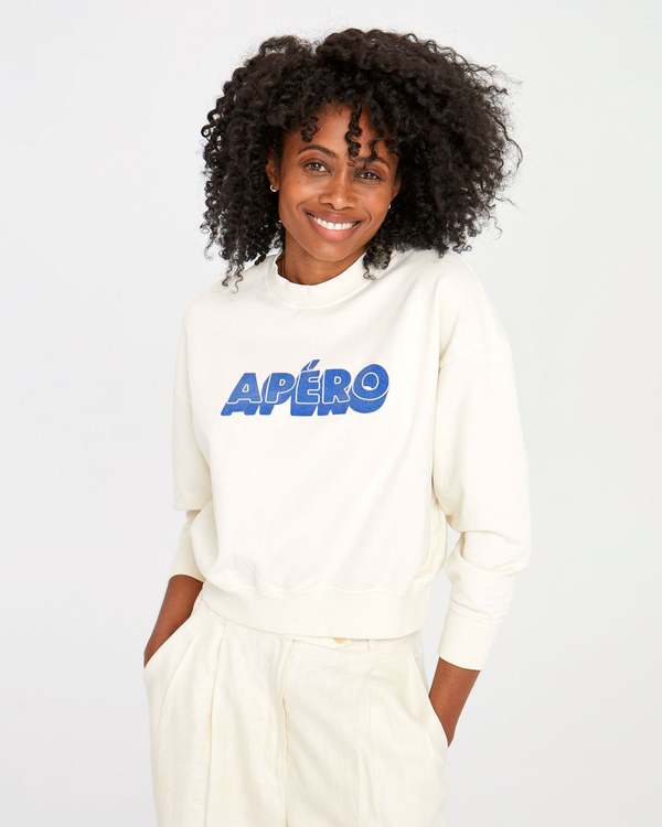 aww magazine / L'APÉRO SWEATSHIRT Clare V. Le Drop Sweatshirt - Apero | Garmentory