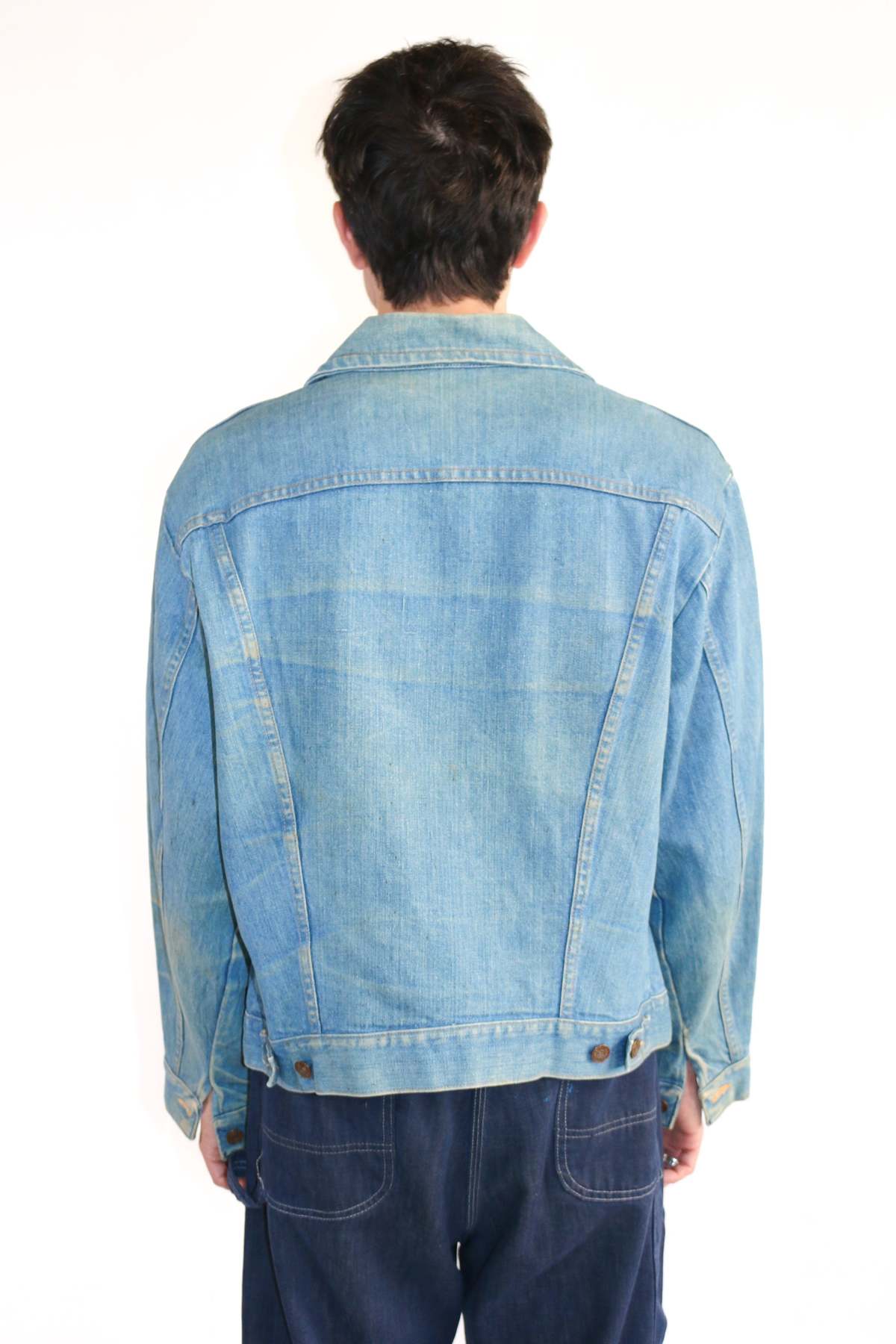 Sun Faded Wrangler Denim Jacket - 1990's | Garmentory
