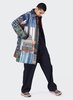 Kardo Santos Quilted Long Coat - Patchwork - Thumbnail 6