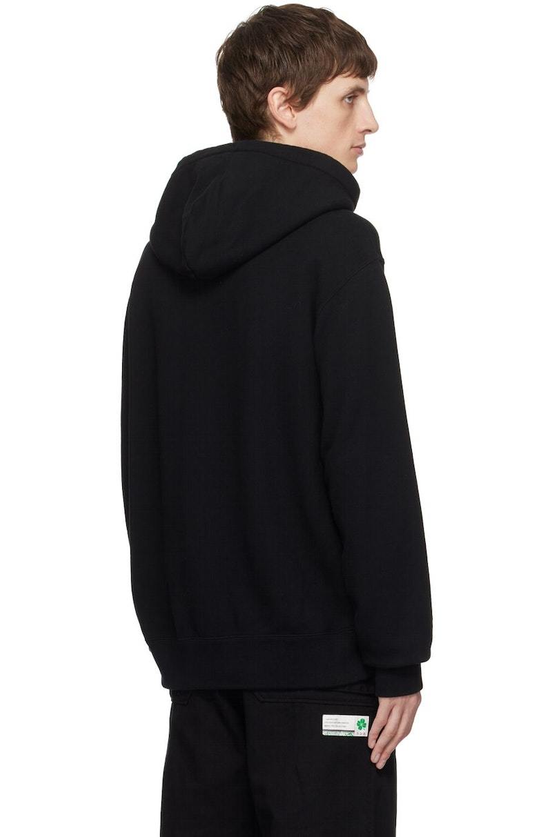 トップス UNDERCOVER Black Pullover Hoodie Undercover I Love You Hoodie - Black | Garmentory