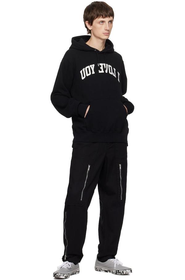 ☆新品☆ UNDERCOVER アンダーカバー I LOVE YOU パーカ 2 Undercover I Love You Hoodie - Black | Garmentory