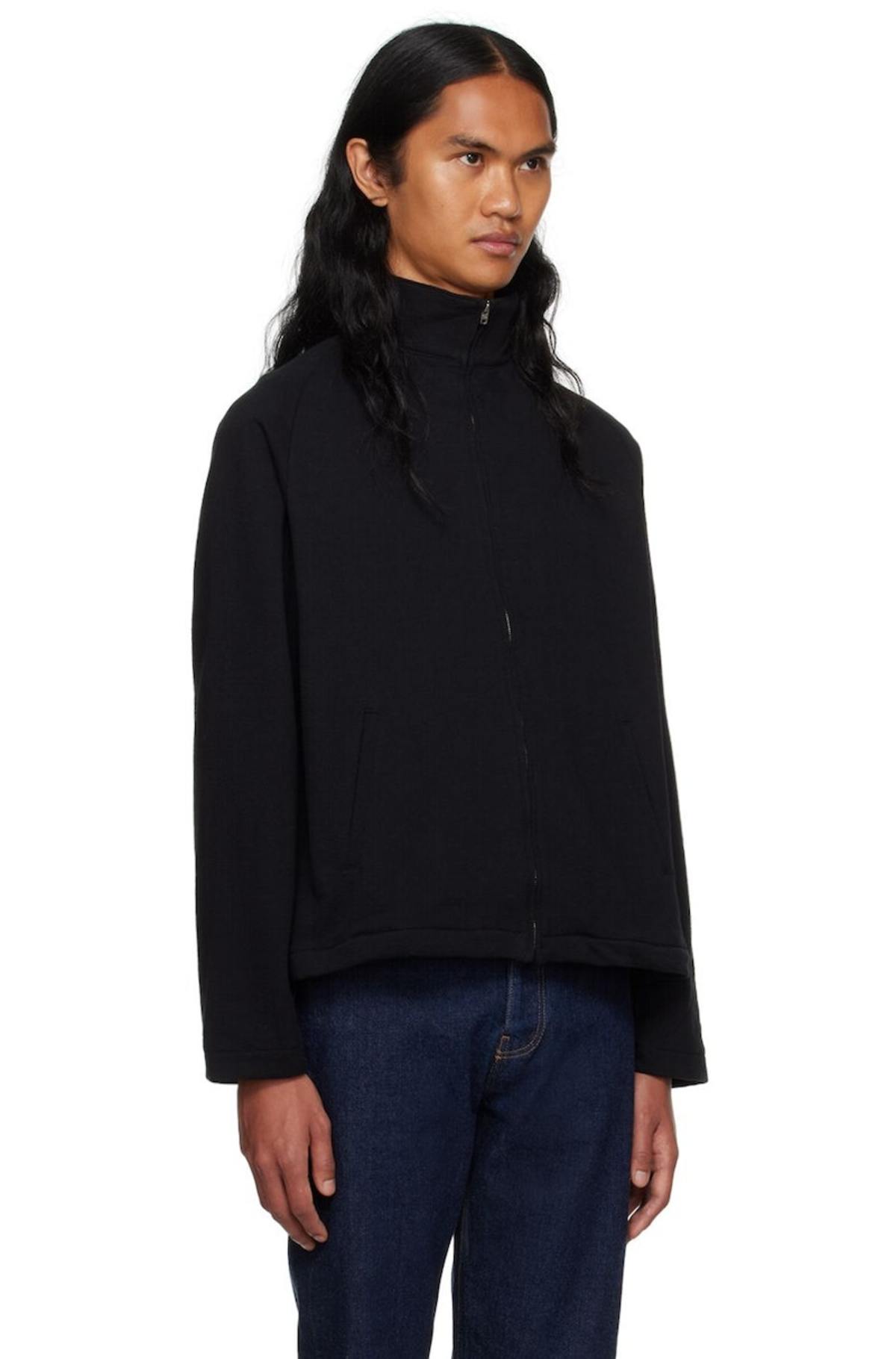 Lady White Co. Textured Track Jacket - Black | Garmentory