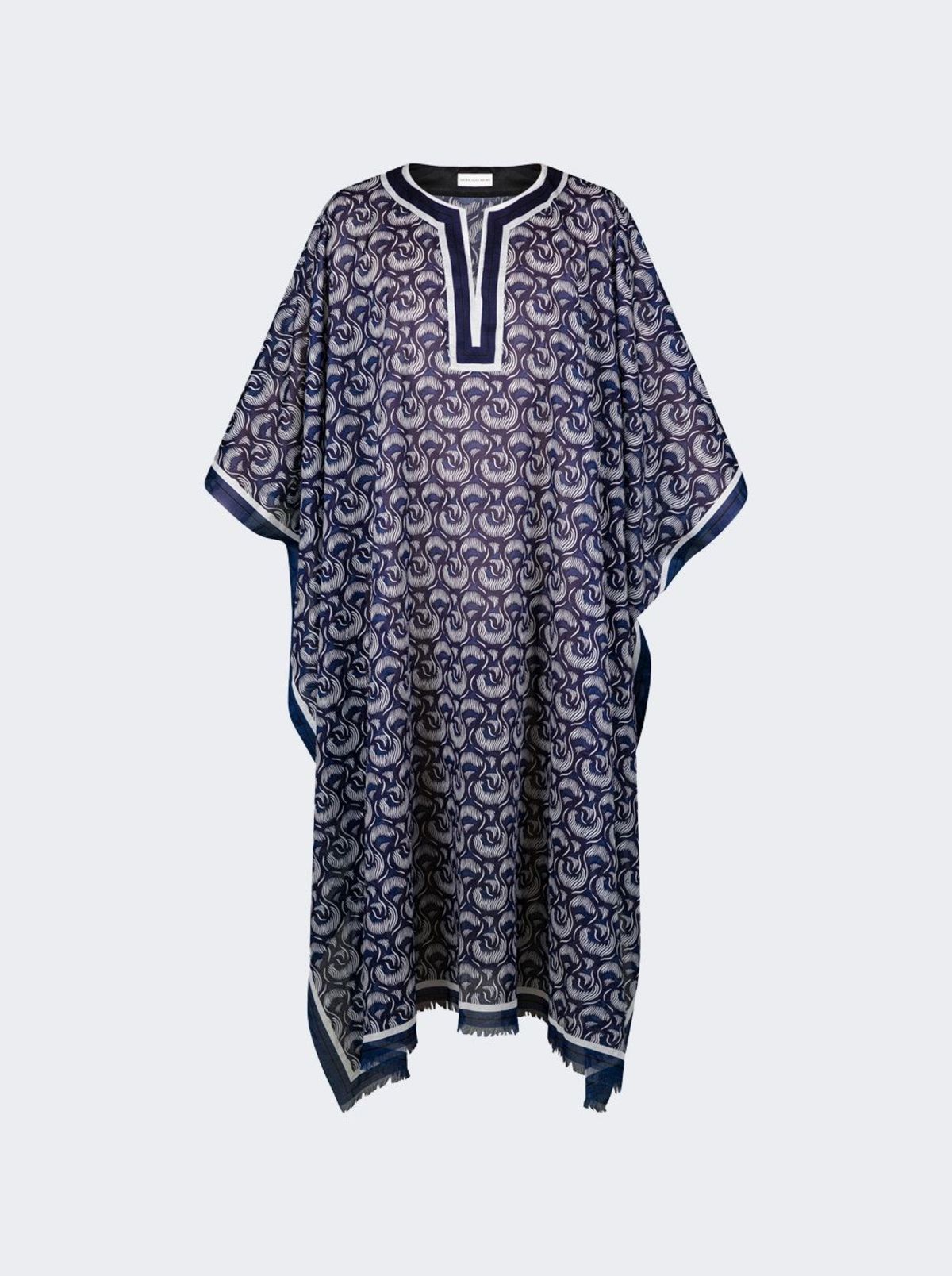 ワンピース DRIES VAN NOTEN PRINTED COTTON KAFTAN Printed cotton kaftan in red - Dries Van Noten | Mytheresa