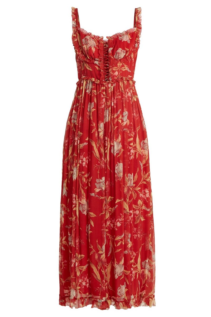 Zimmermann Corsair Iris Corset Jumpsuit