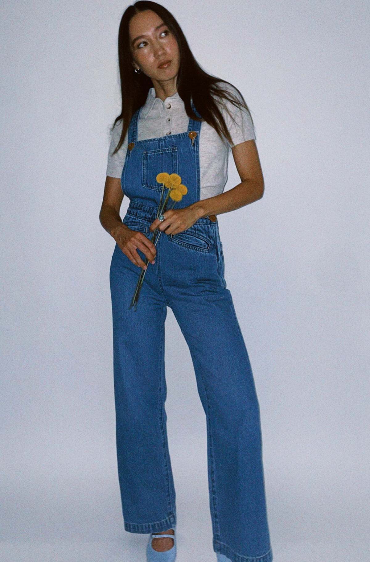 Rollas Sailor Overall - Lyocell Mid Vintage Blue - Image 1 of 5