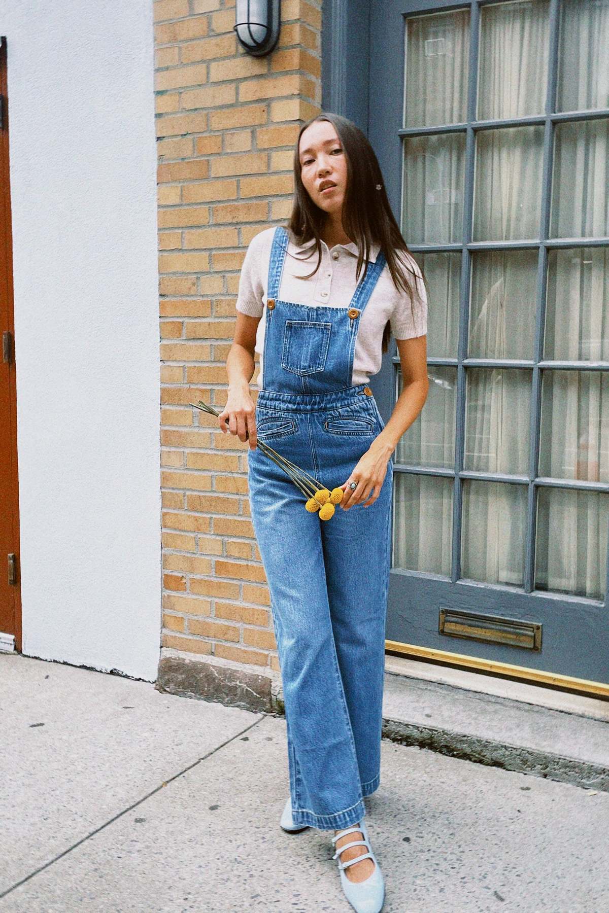 Rollas Sailor Overall - Lyocell Mid Vintage Blue - Image 4 of 5