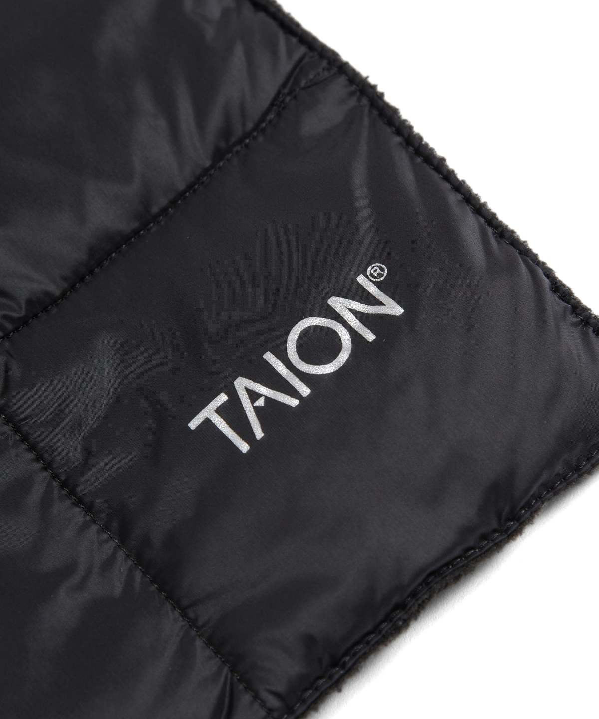 TAION Basic Down Long Scarf - Olive - Image 4 of 6