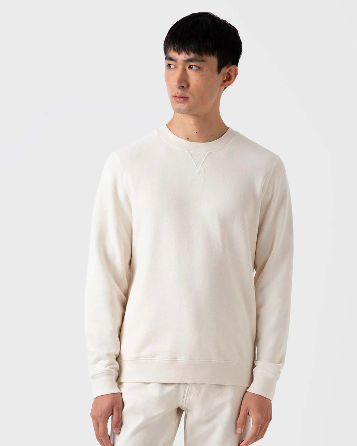 Sunspel Sweatshirt - Undyed - Image 2 of 2