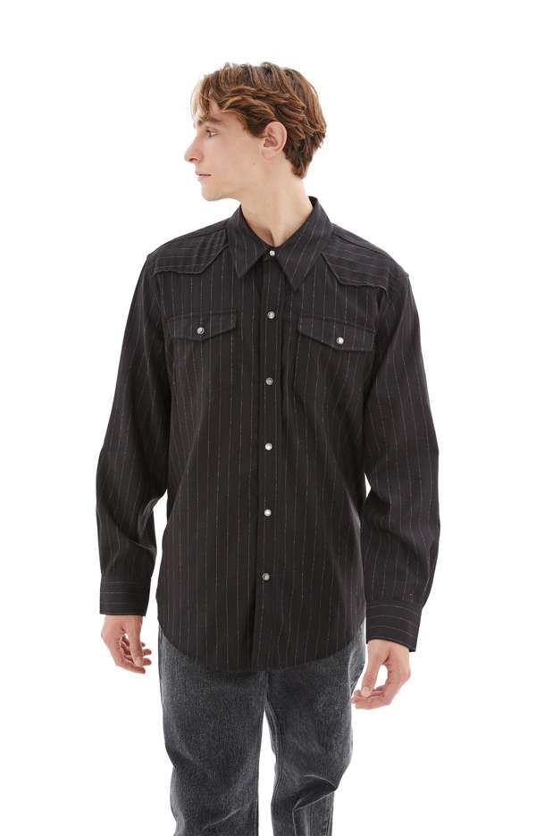 OUR LEGACY SOUL FRONTIER SHIRT ブラック 48 Our Legacy Frontier Shirt - Black | Garmentory