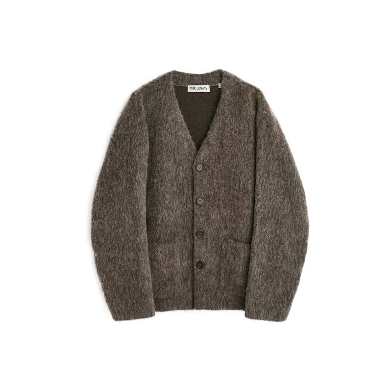Our Legacy Mohair Cardigan - Grey | Garmentory