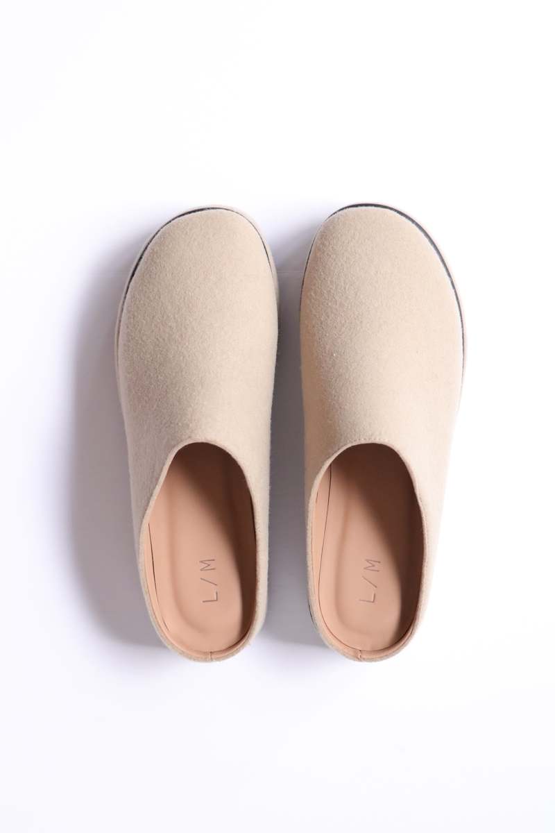 Lauren Manoogian Felt Moto Mule - Antique