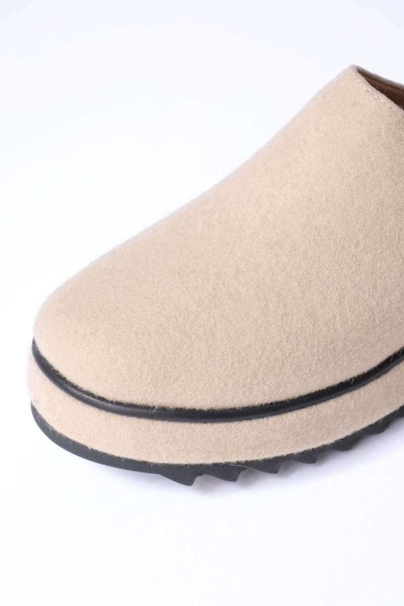 Lauren Manoogian Felt Moto Mule - Antique