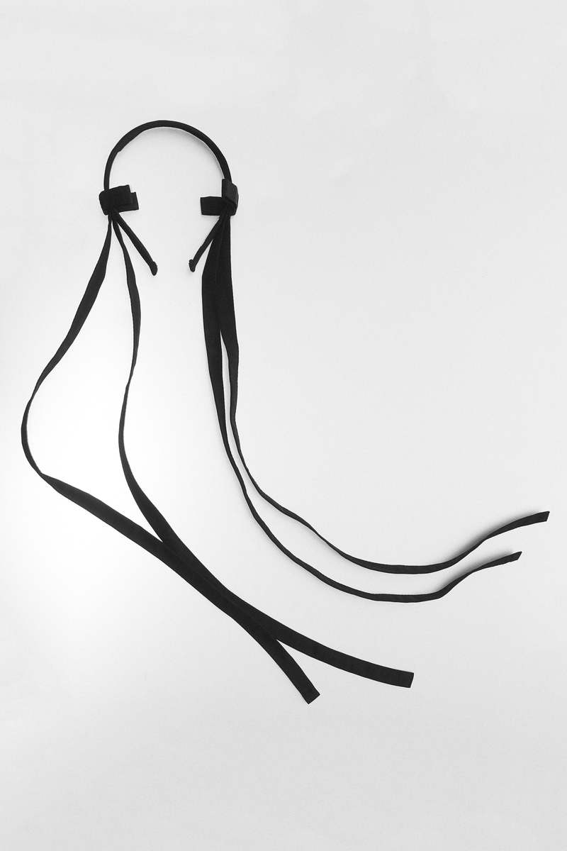 Sandy Liang Recital Headband - Black | Garmentory