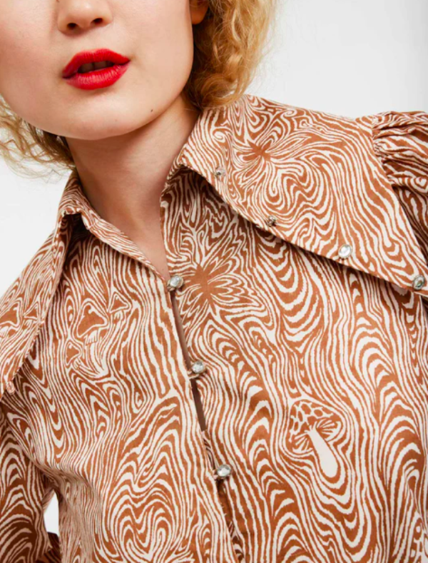 Batsheva Robin Dress - Woodgrain Fantasy