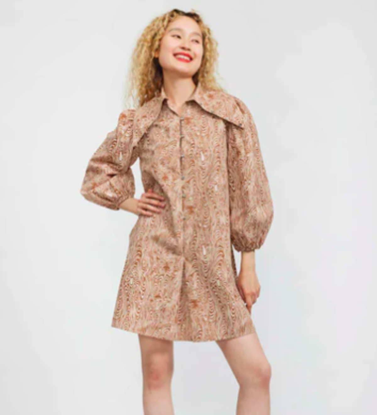 Batsheva Robin Dress - Woodgrain Fantasy - Image 3 of 3