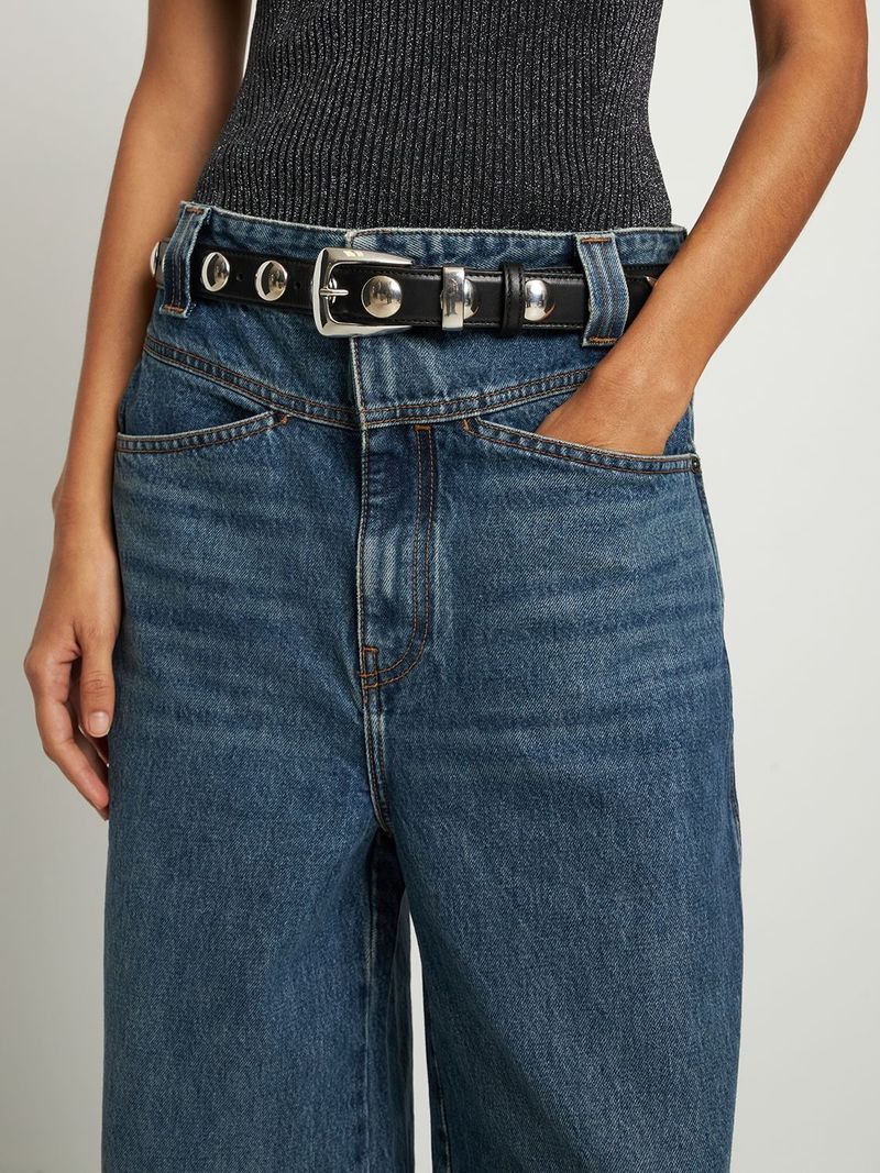 【関税込み】KHAITE ブラック Benny スタッズ ベルト Benny Stud Belt 30mm | KHAITE | elysewalker