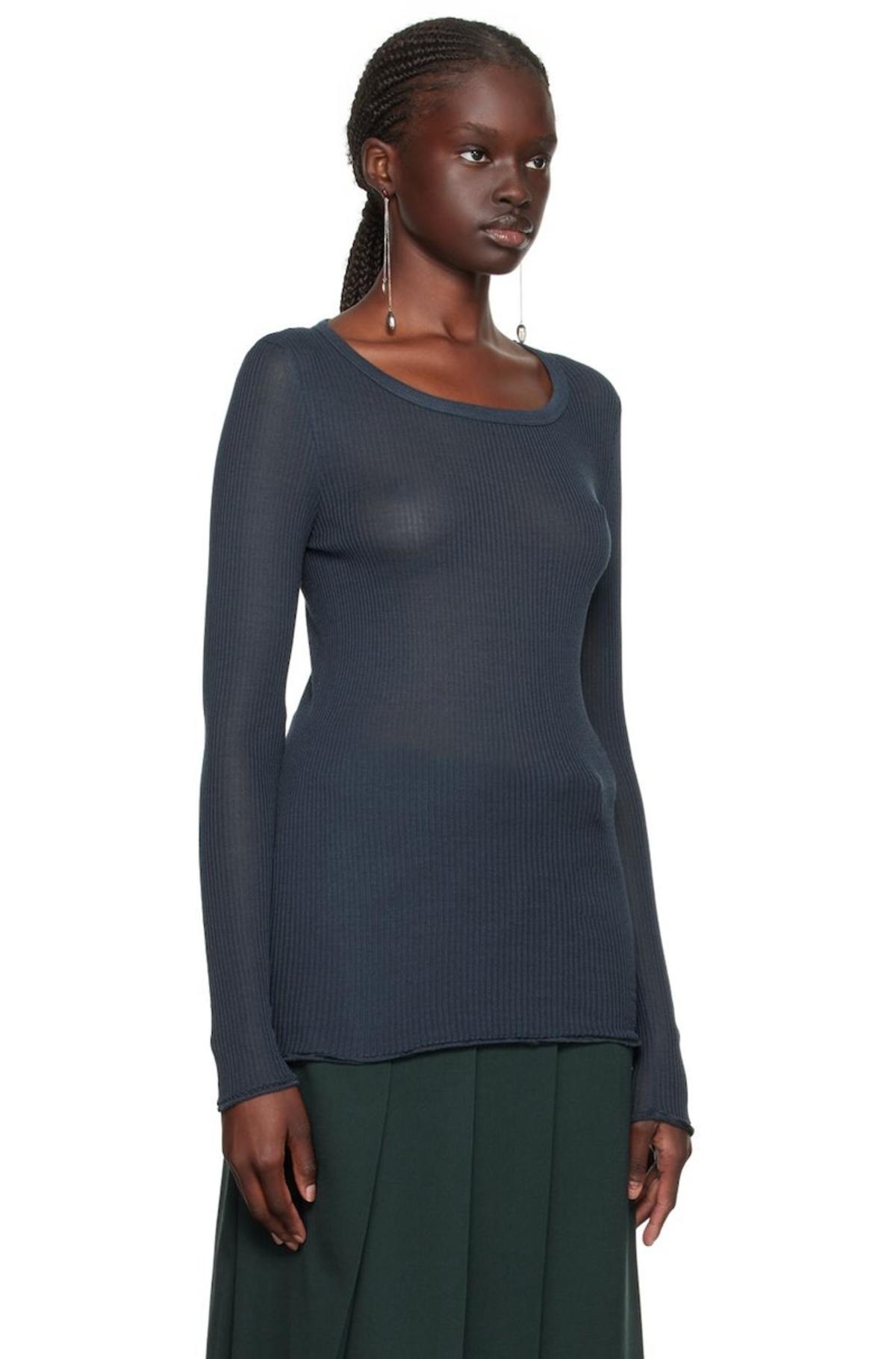 LEMAIRE-Blue-Seamless-Long-