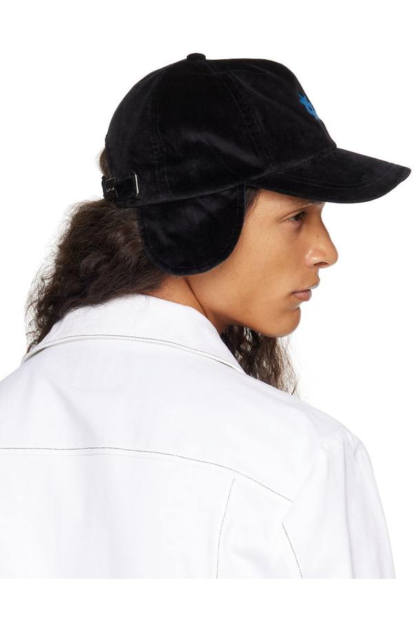PAUL SMITH Ear Flap Cap - Black | Garmentory