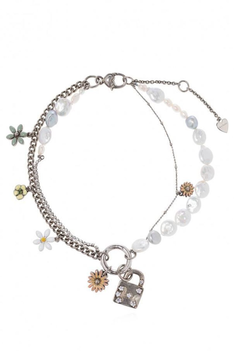 アクセサリー Acne Studios ATALFLOWER NECKLACE Acne Studios Flower Necklace | Shopbop