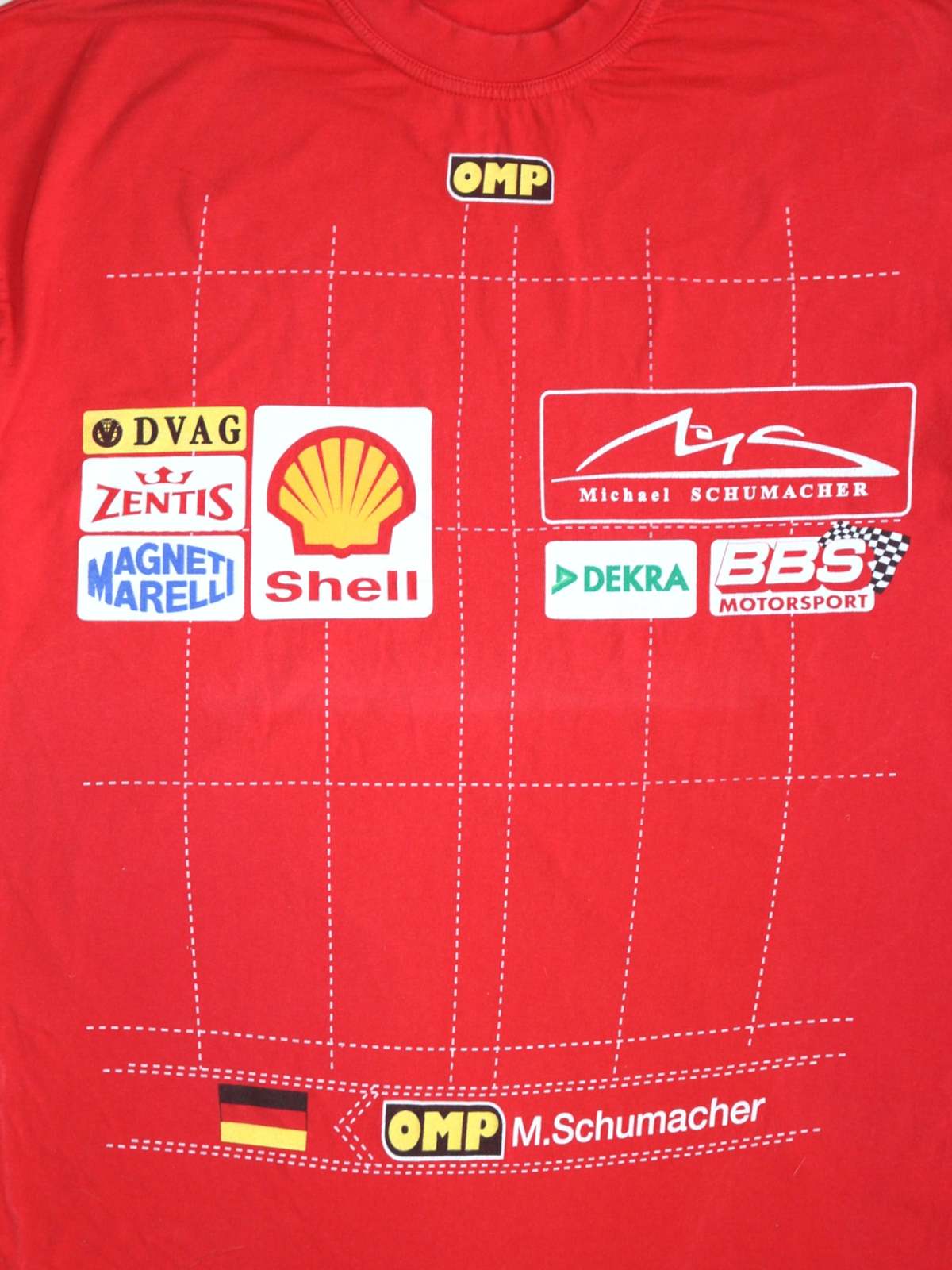 T-shirt Michael Schumacher Ferrari F1 - Rouge - Taille 2XL