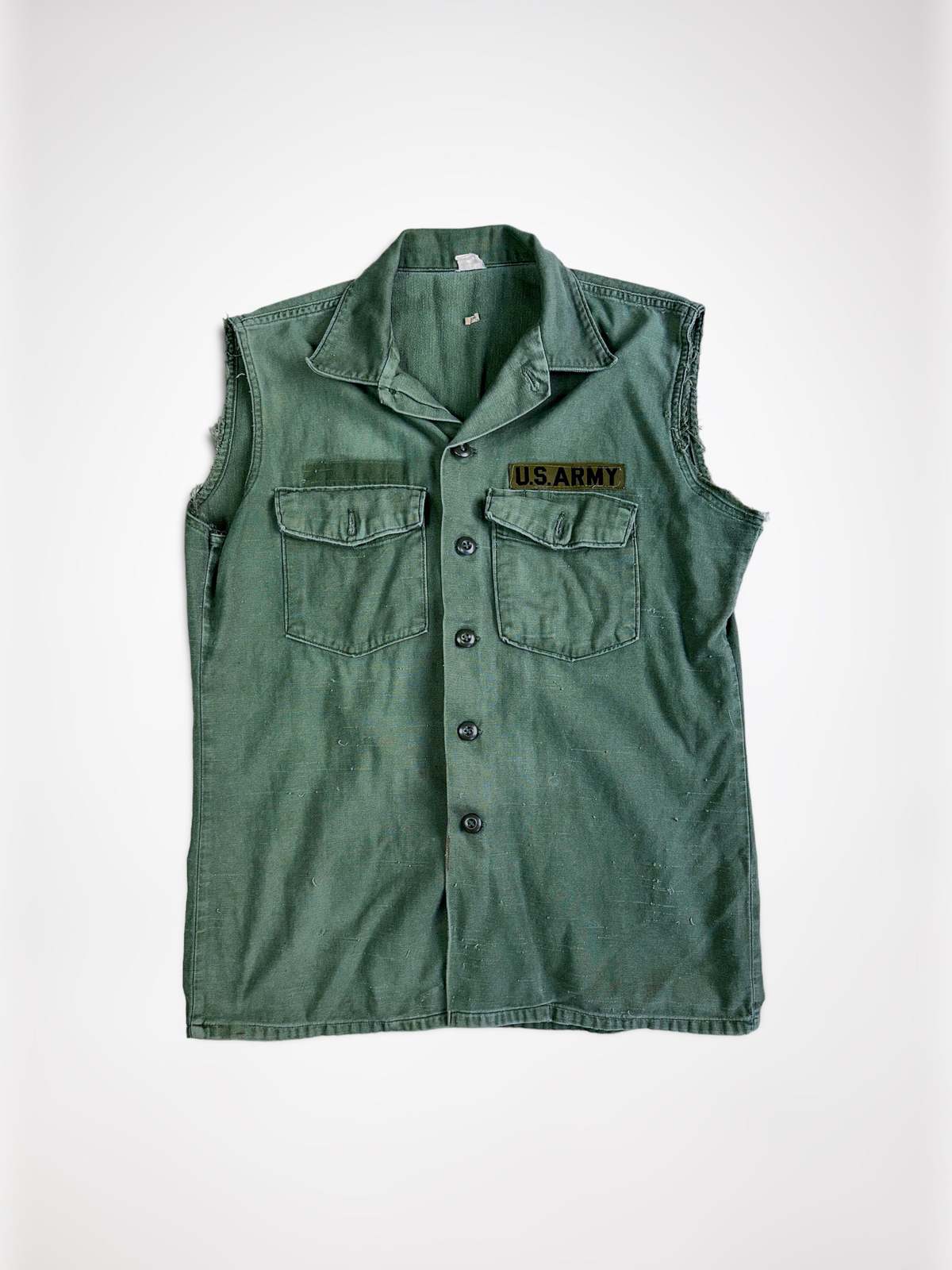 Sleeveless OG 107 Fatigue Shirt- 1960 
