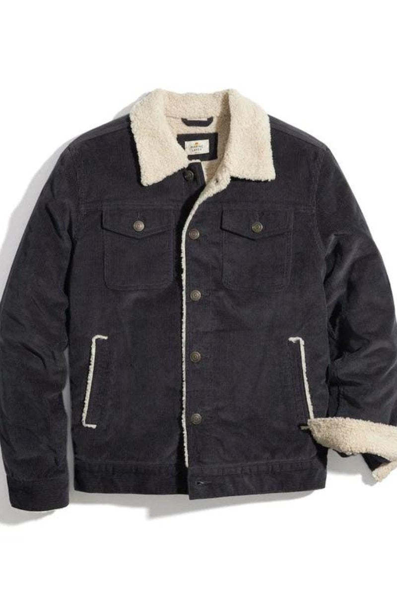 Marine Layer Boise Cord Sherpa Trucker Garmentory