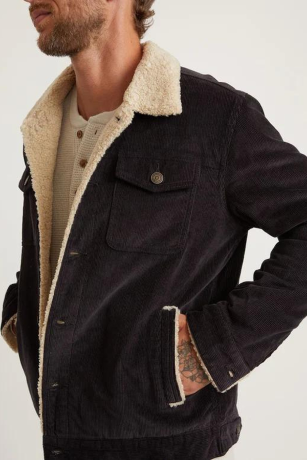 Marine Layer Boise Cord Sherpa Trucker Garmentory