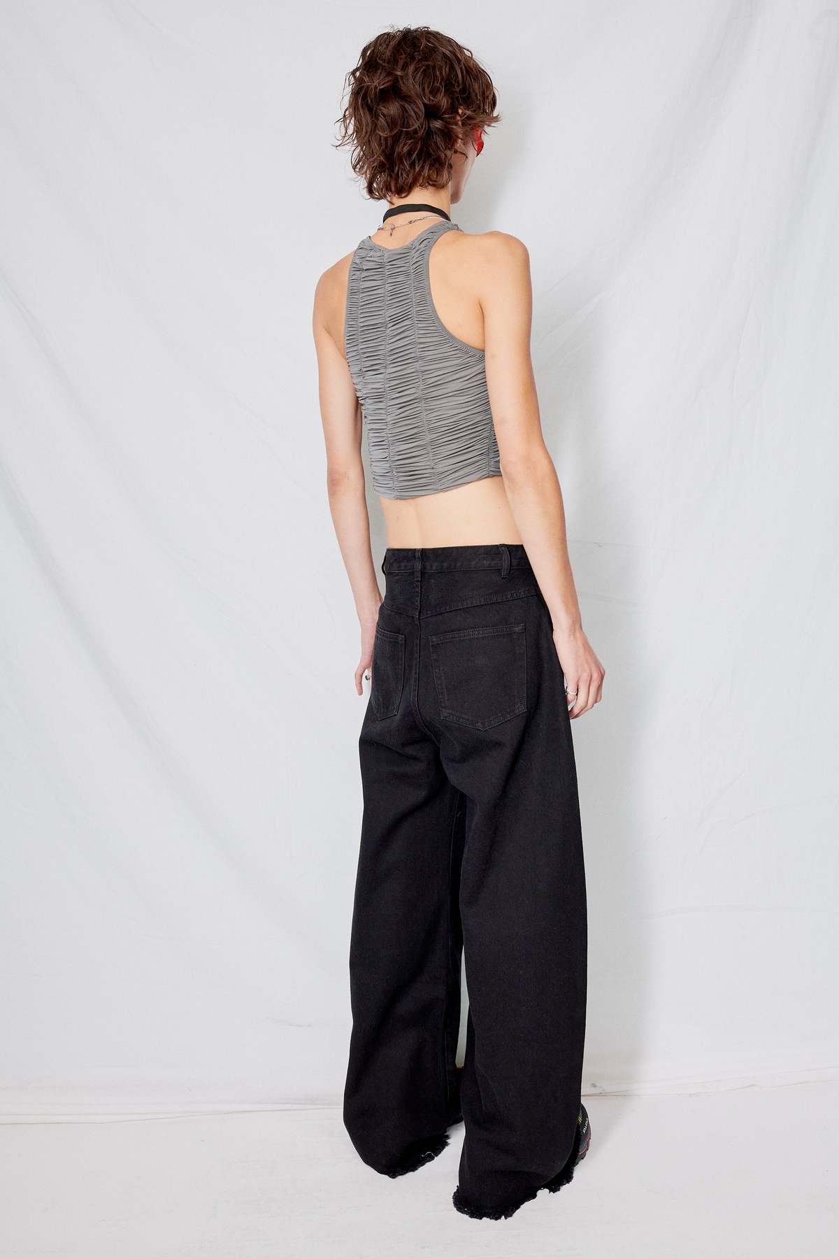 Marques Almeida Denim Boyfriend Jeans - Black | Garmentory