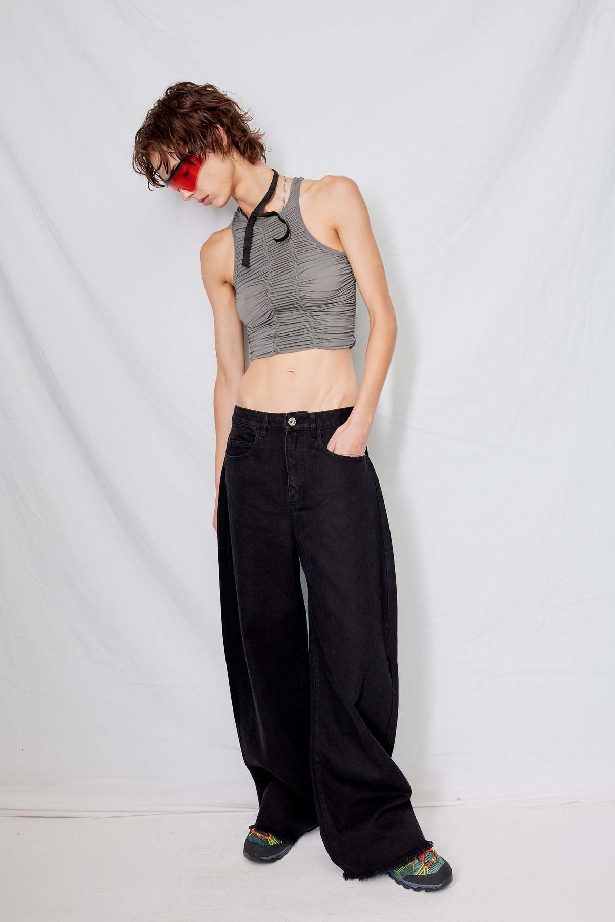 Marques Almeida Denim Boyfriend Jeans - Black | Garmentory