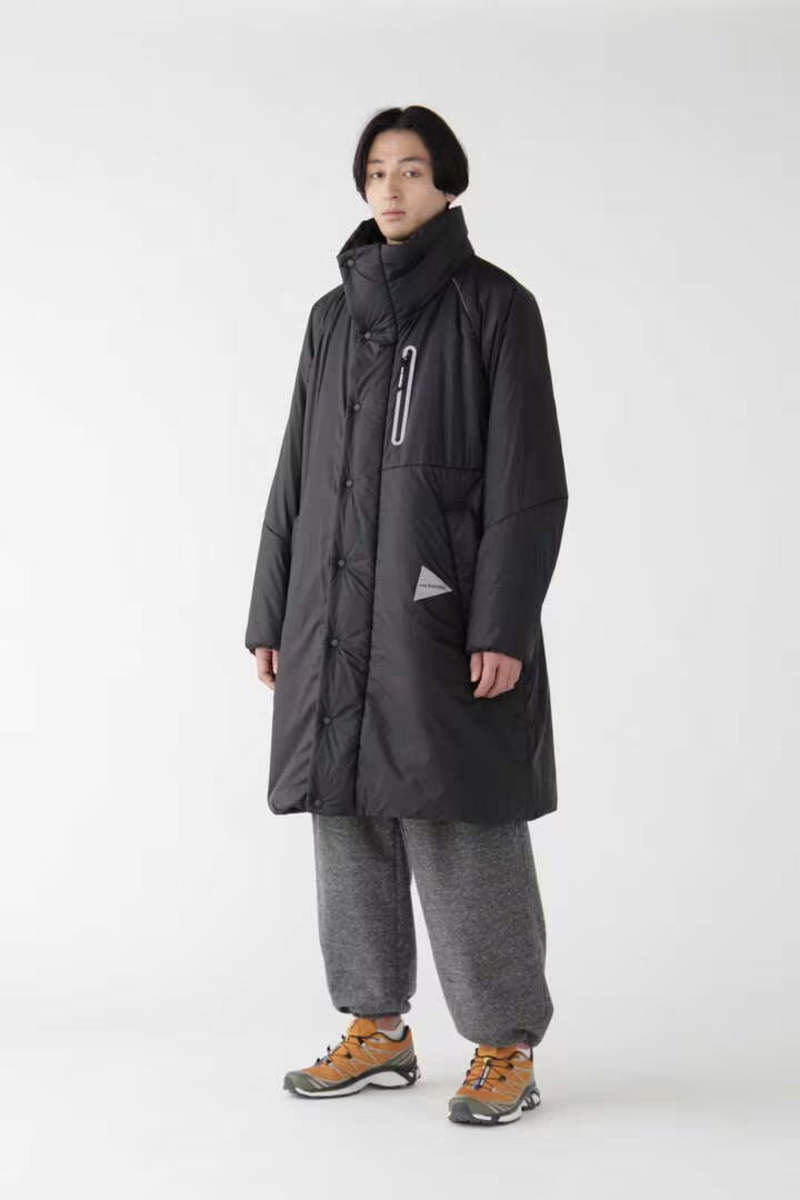 And Wander Primaloft Rip Coat - Black | Garmentory