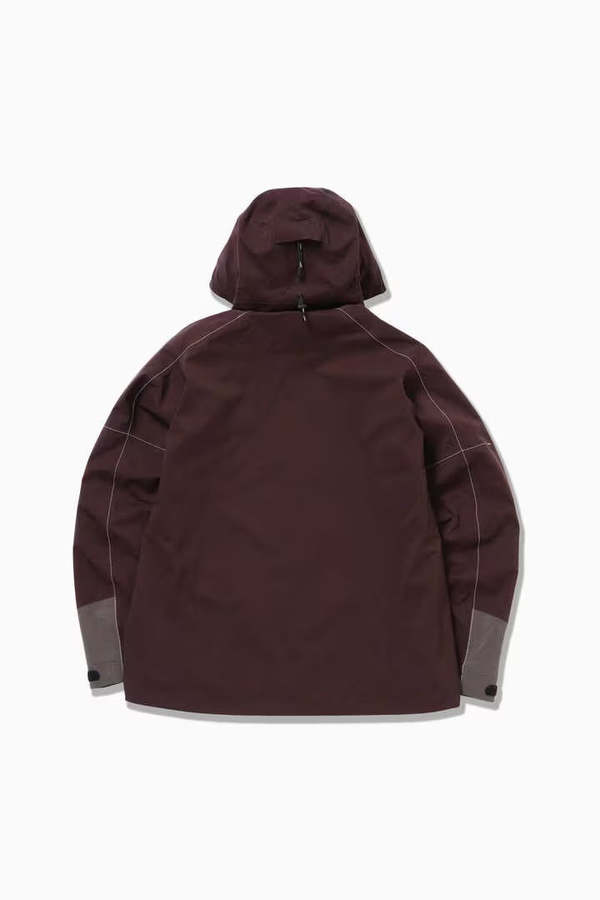 And Wander Pertex Shield Rain Jacket - Bordeaux | Garmentory