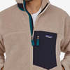 Patagonia Classic Retro-X Windproof Fleece Jacket - Natural/Obsidian Plum - Thumbnail 2