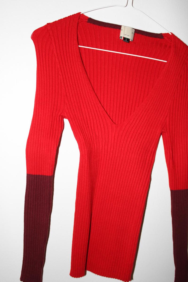 giu giu NONNA V Top - Red