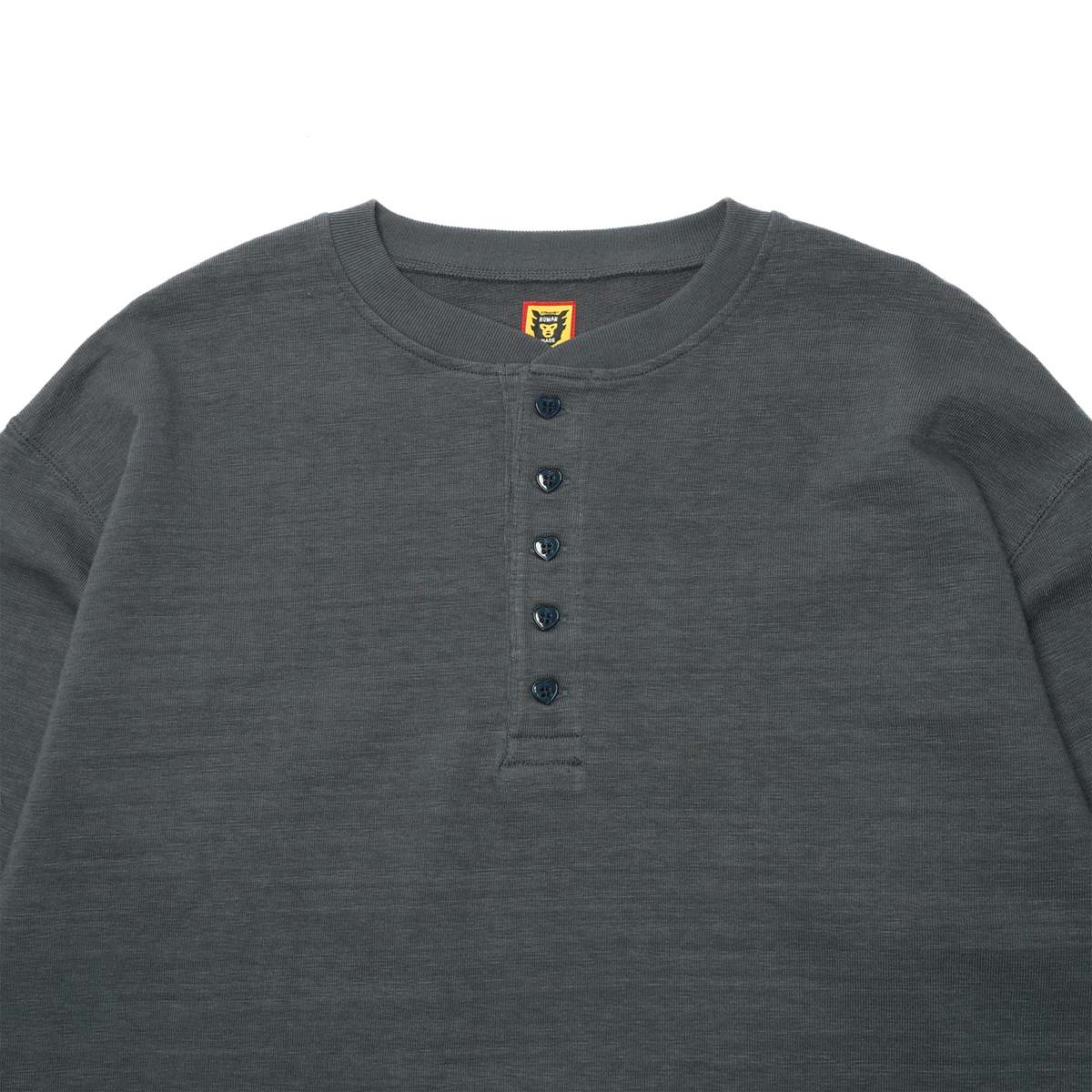 トップス HUMAN MADE HENLEY NECK L/S T-SHIRT Human Made - Henley Neck Long Sleeve T-shirt | HBX